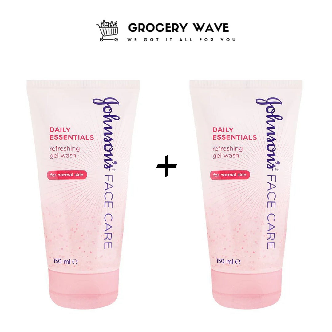 Johnsons Face Care Daily Essentials Gel Wash 150ml 1+1