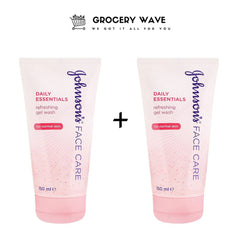Johnsons Face Care Daily Essentials Gel Wash 150ml 1+1