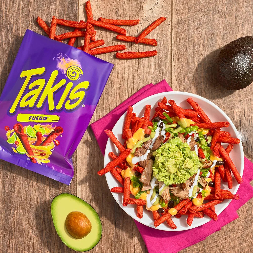 Takis Hot Chilli Pepper & Lime Tortilla Chips 113.4g