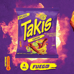 Takis Hot Chilli Pepper & Lime Tortilla Chips 113.4g