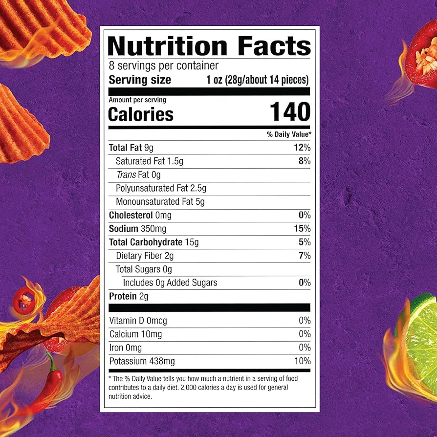 Takis waves fuego hot chili pepper lime flavor chips 227g