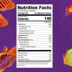 Takis waves fuego hot chili pepper lime flavor chips 227g